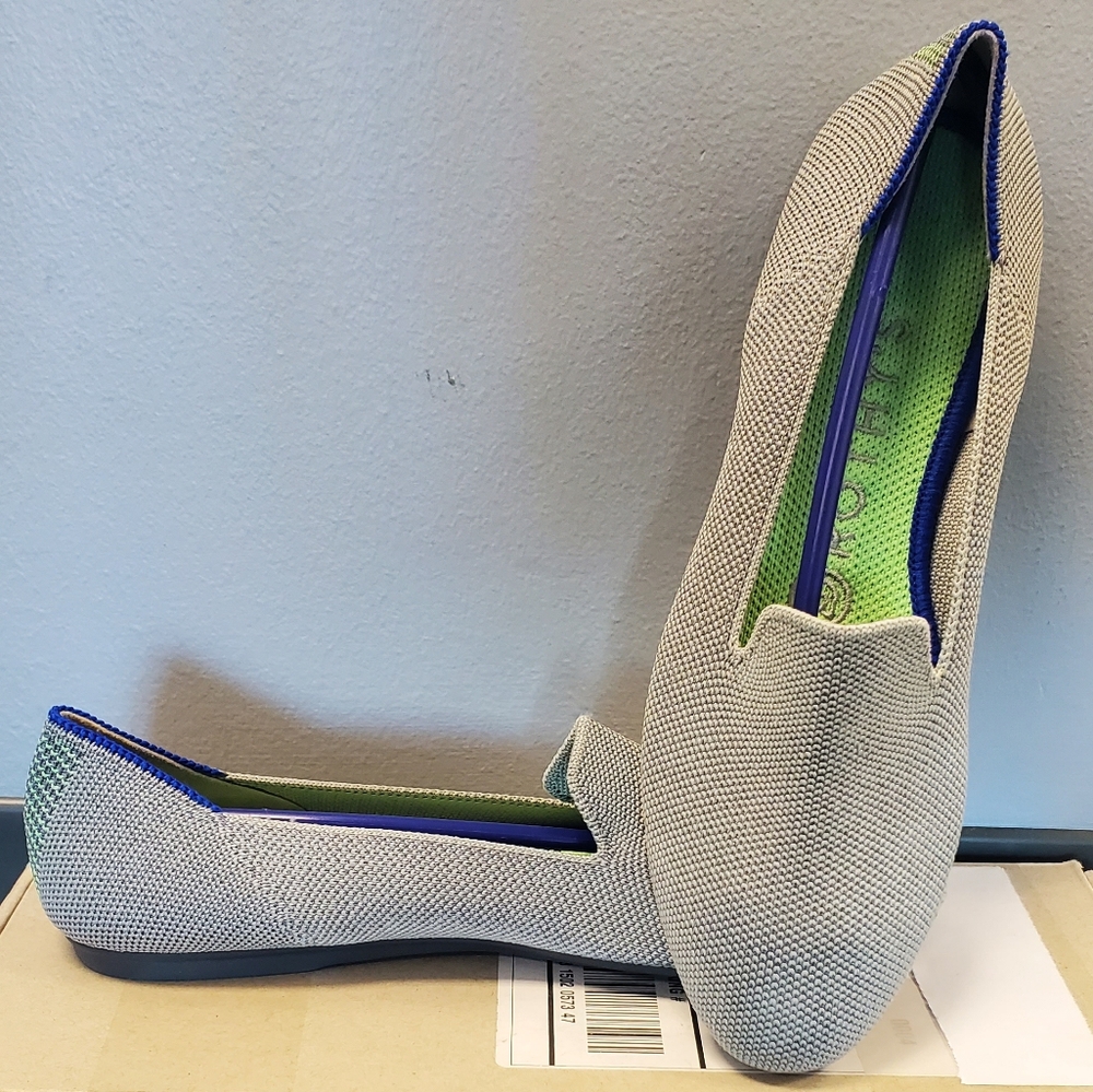 NEW Rothy's Iridescent Gray Loafer 2018, Sz 6.5